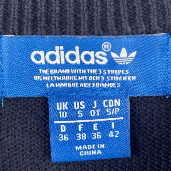 Adidas Originals Navy Sweater w/ Silver “Originals” Print Size Small - Picture 9 of 12
